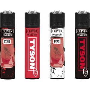 Clipper Lighters - Tyson 2.0 "Tyson Glove" - 48ct Display [CLTYSNTG-48CT]